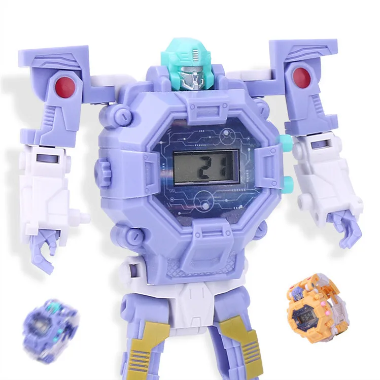 Водонепроницаемые детские часы роботы игрушки для детей подарок на день