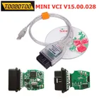 Мини VCI FT232RL чип V16.00.017 для Toyota автомобильный диагностический интерфейс MINIVCI J2534 обеспечивает связь с большинством транспортных средств