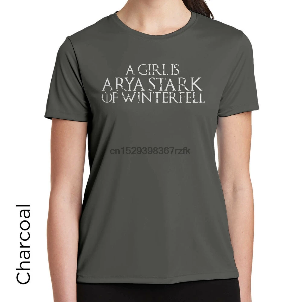 Футболка с изображением девушки арии Старка из Винтерфелла у нее есть название