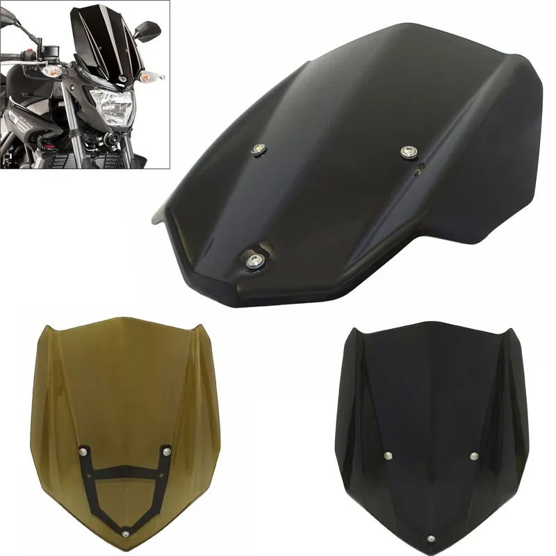 Waase MT03 MT25 защита для ветрового стекла мотоцикла с кронштейном Yamaha MT 03 FZ 2016 2017 2018| |