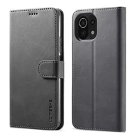 flip wallet case for xiaomi mi 11t pro 11 lite case leather plain cover for xiaomi mi 11t case full phone protector