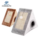 Кошачий домик 3 в 1 KOMMILIFE, мягкий, с когтями, из сизаля