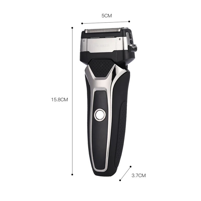 

3D Triple Floating Blade Razor Electric Shaver Men USB Rechargeable Shaving Beard trimmer LED Display Face Care Razors Dry Wet