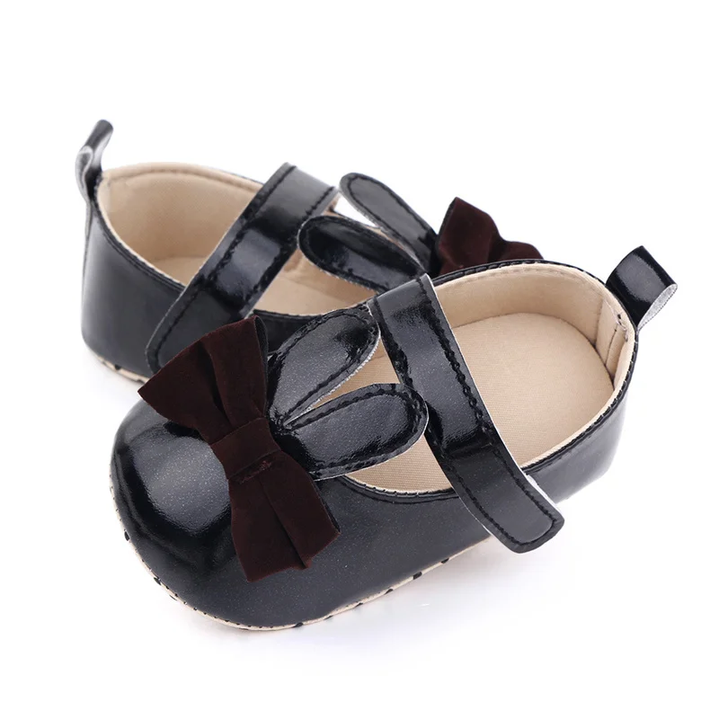 

Baby PU Leather Baby Boy Girl Baby Moccasins Princess Shoes Bow Fringe Soft Soled Non-slip Footwear Crib Shoes