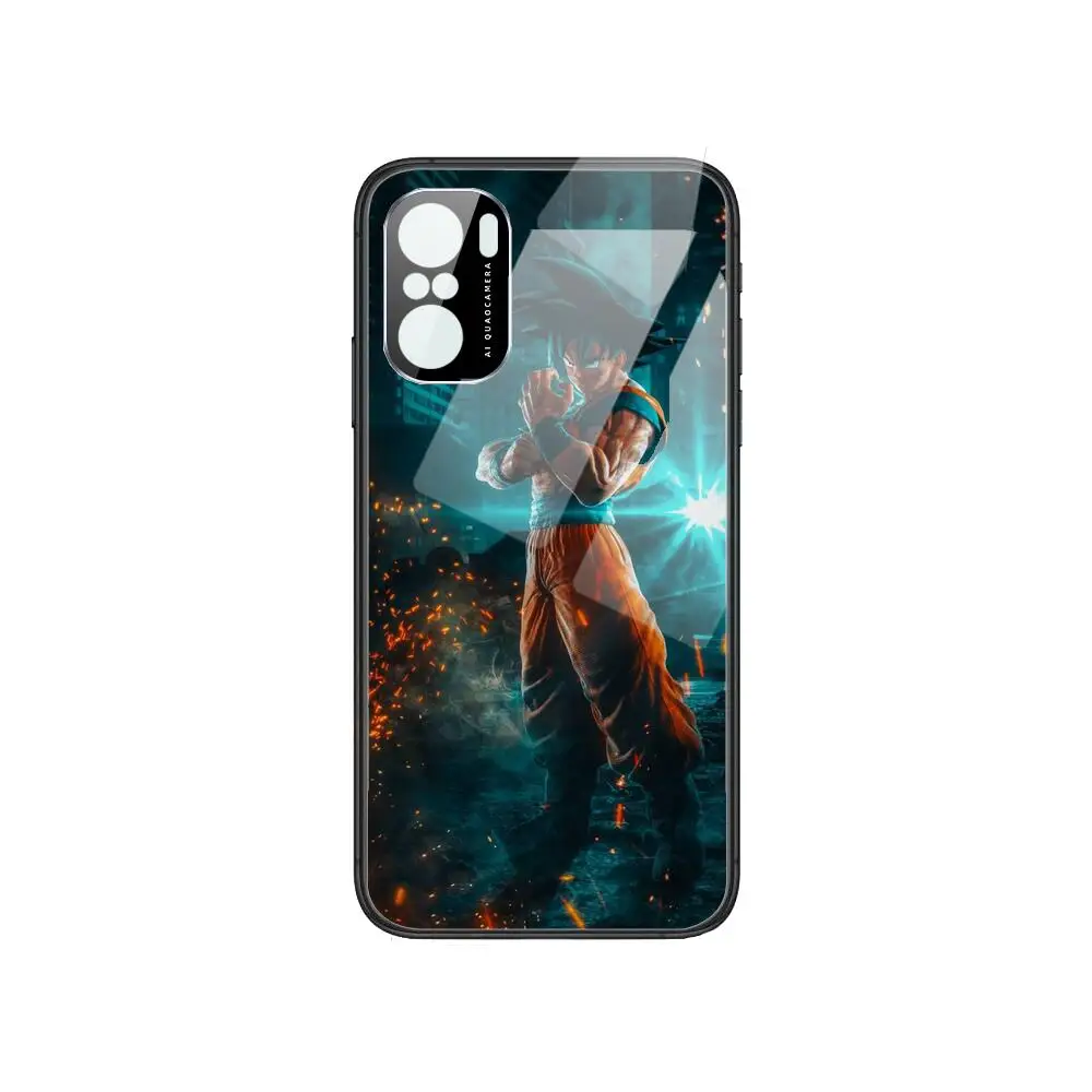 

Anime D-Dragon Ball Goku Phone Case For POCO F1 F2 F3 Pro X3 M3 9C 10T Lite NFC Anime Black Cover Silicone Back Prett mi 10 ultr