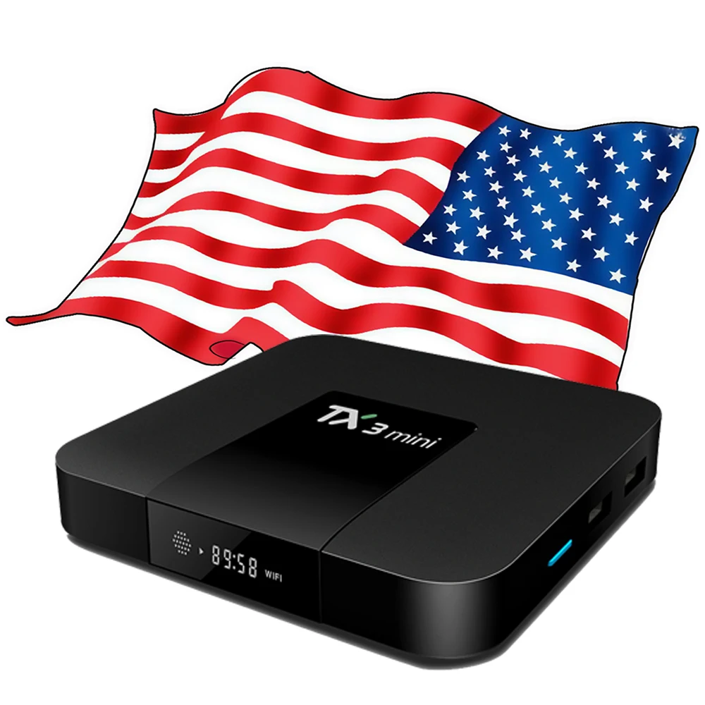 США Америка Android TV Box Поддержка IP с M3U только для устройств | - Цена: 4880.01