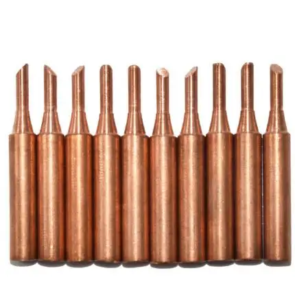 3C Dusco.E 10 шт./партия паяльник из чистой меди для 900 м 937938, 8586, 852D Hakko 936 паяльная станция ПАЯЛЬНЫЕ НАКОНЕЧНИКИ - Цвет: 3C