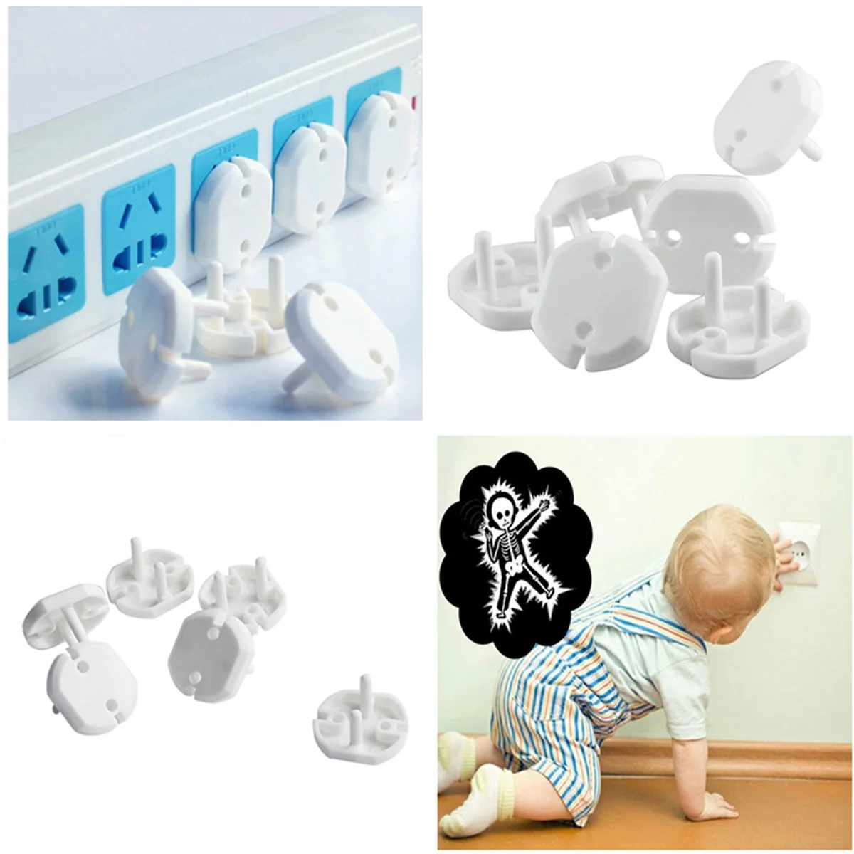 10 шт крышка ЕС Вилки протектор дети Безопасность электрические розетки защитные