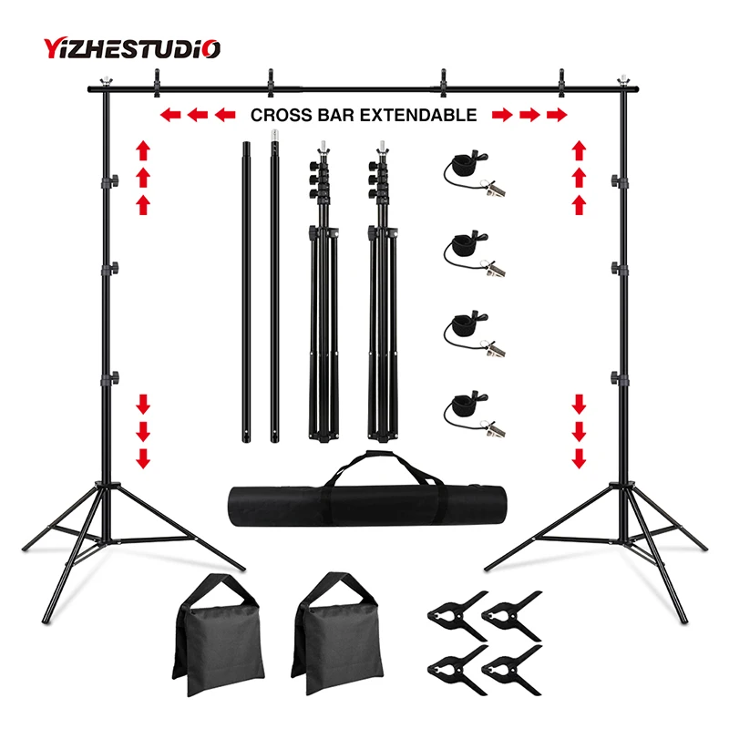 Фотостудия фоны Стенд Портативный Фон Поддержка комплект для фотостудии