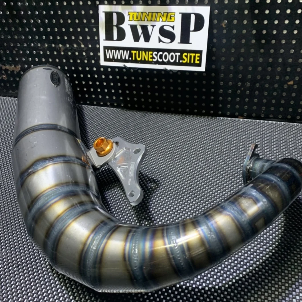 Выхлопная труба JISO DIO50 RRGS с алюминиевым держателем CNC BWSP высокоэффективный