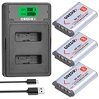 NP-BX1 NPBX1 Батарея (1860 мАч) + NP BX1 Батарея Зарядное устройство с Тип-c для Sony ZV-1 комплектующие Фотоаппарата Sony DSC- RX100 M3 M2 RX1R WX300 HX300 HX400 HX50