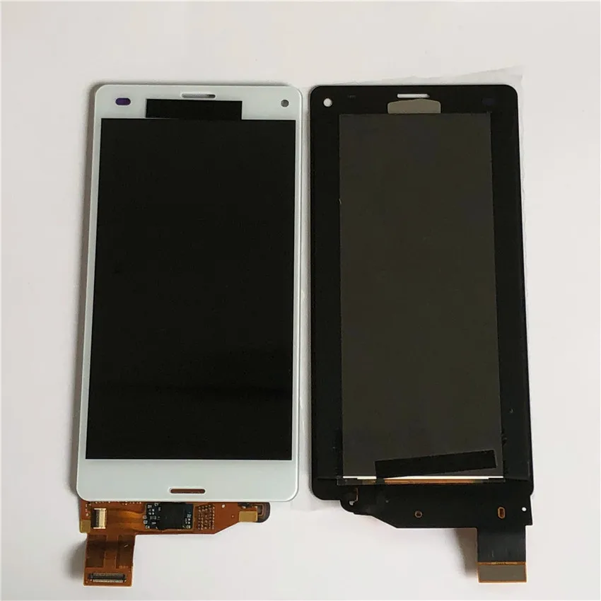 4," ЖК-дисплей для SONY Xperia Z3 Compact дисплей сенсорный экран с рамкой Z3 Mini D5803 D5833 для SONY Xperia Z3 compact lcd - Цвет: White No frame