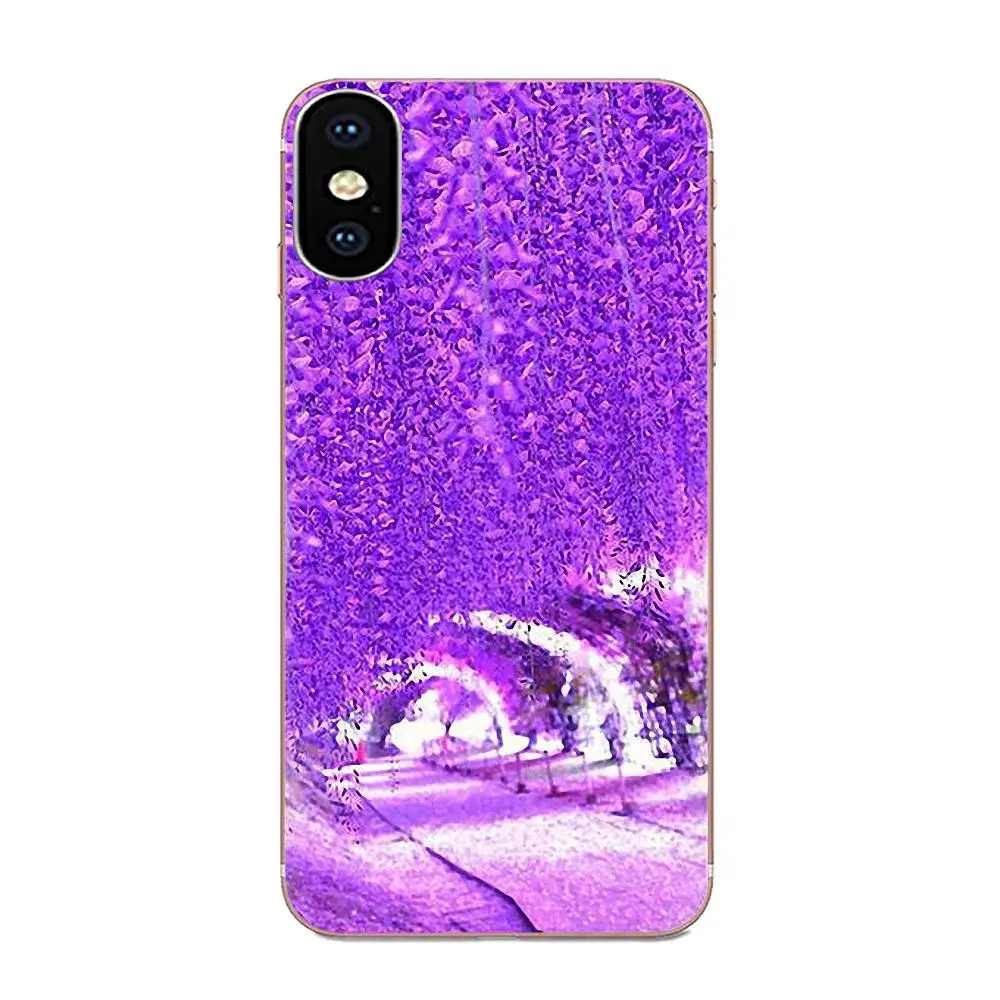 Чехол для телефона с принтом цветок фиолетовый Lavandula Sony Xperia Z Z1 Z2 Z3 Z4 Z5 compact Mini M2 M4 M5