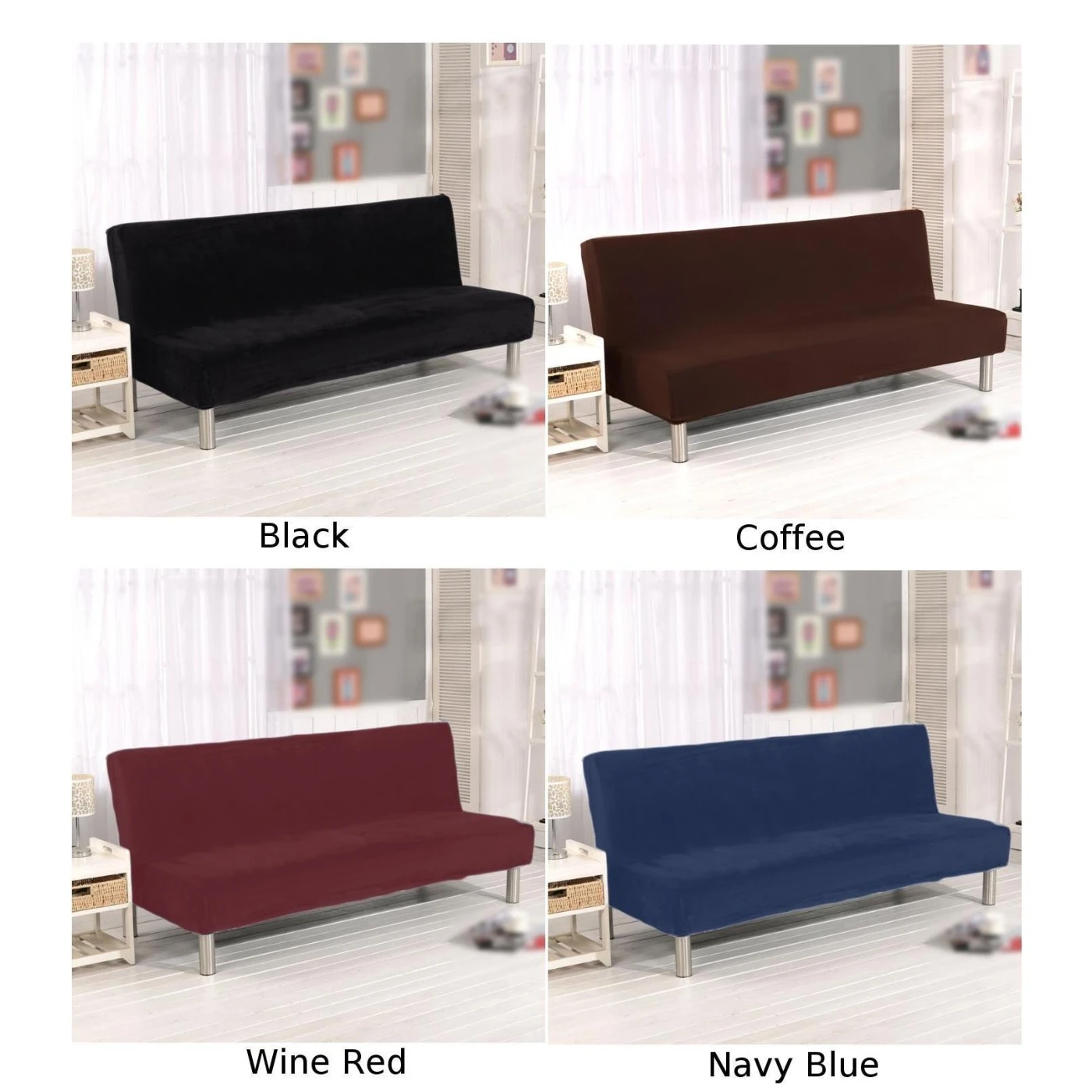 Чехол для дивана без рукавов эластичный чехол полностью складной кровати