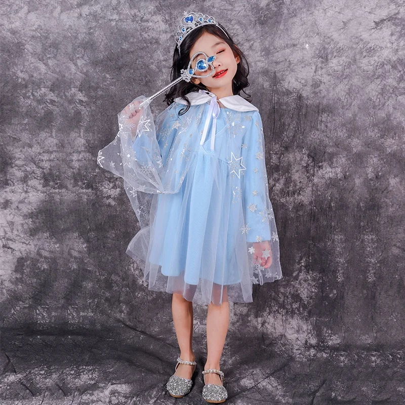 

Halloween Costume For Kids Long Sleeve Anime Clothes Fairy Princess Dress Cosplay Clothig Stage Costume Girls Outfits DL6879