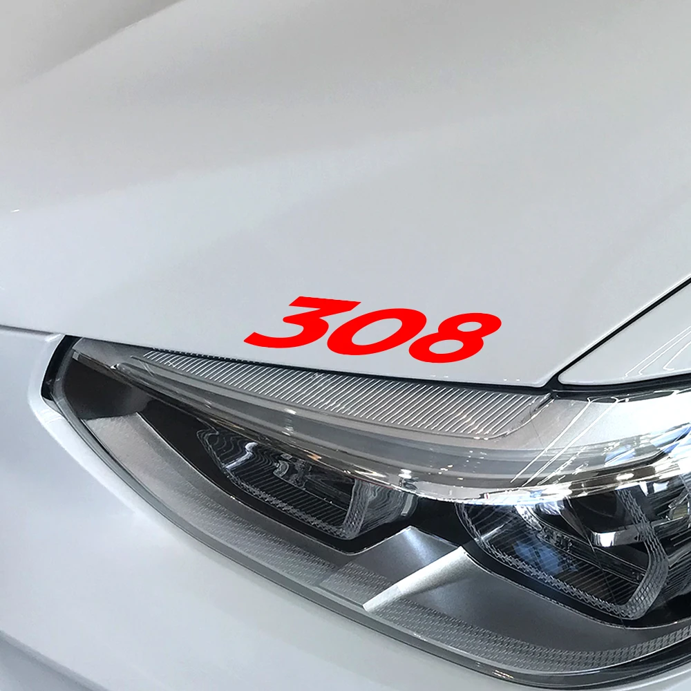 4 шт творческие Captivation виниловые наклейки на автомобиль и надписи для Peugeot 308 Авто