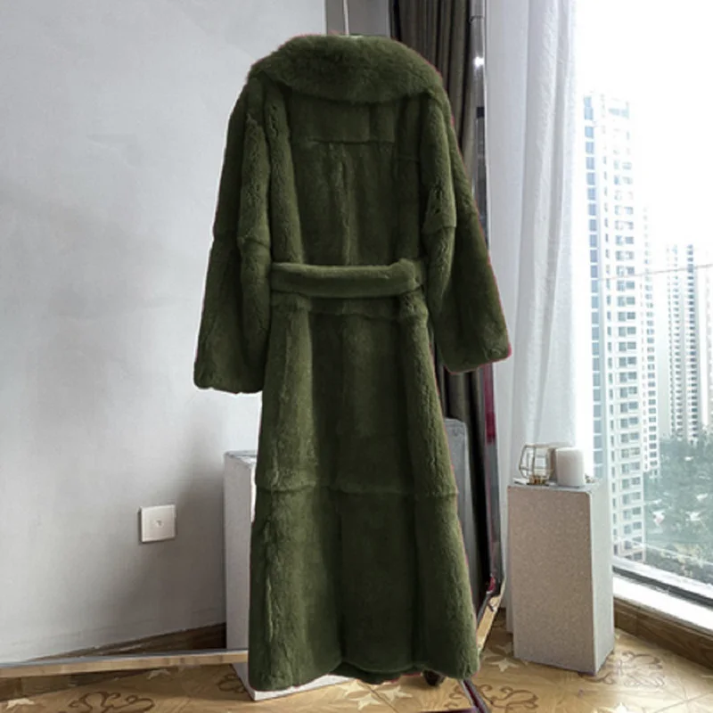 YDTOMM Parka Women Fur Coats 2021 Thick Winter Outwear Warm Long Faux Fur Jacket Female Temperament Slim Overcoat Loose Size