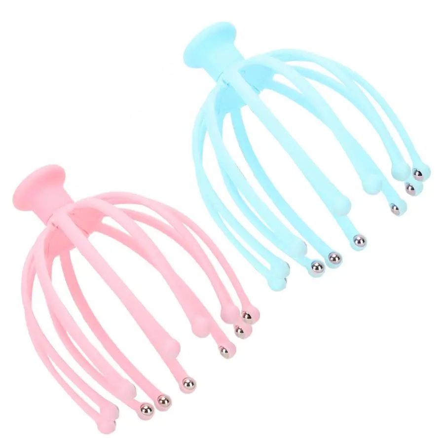 

Wonderlife 12 Claw Scalp Massager Steel Ball Head Massage Relaxing Five Finger Head Massager Rotating Ball Meridian Head Massage