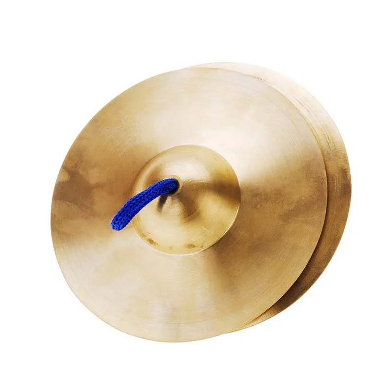 

15cm / 5.9in Mini Small Kids Children Copper Hand Cymbals Gong Band Rhythm Beats Percussion Musical Instrument Toy