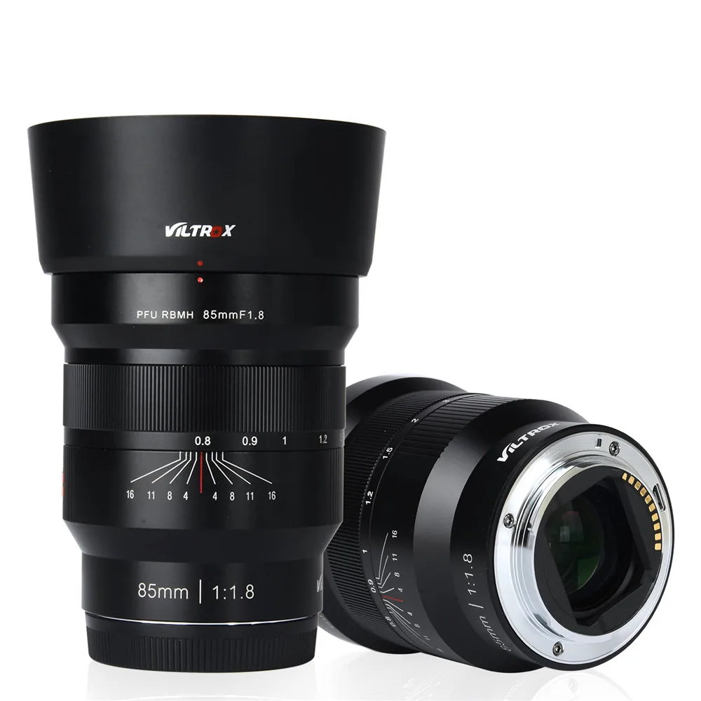 Оригинальная крышка бленды Viltrox 85 мм f/1 8 72 винтовое крепление для Sony E Mount Fuji X