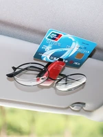 2021 may newcar glasses clip sunglasses holder for car storage folder