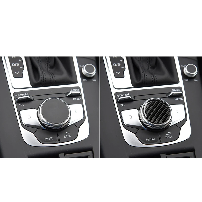 Для Audi A4L/A3 центральный контроль мультимедиа ручка украшения наклейки из