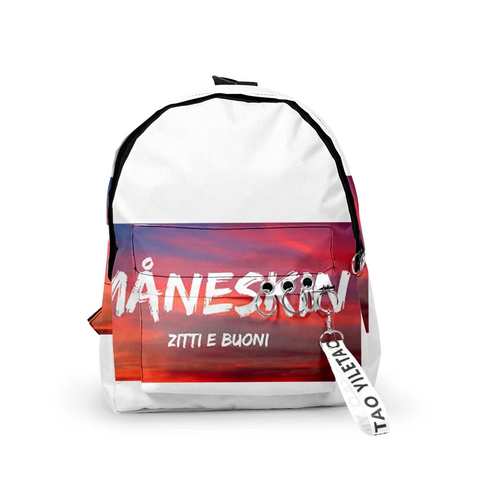 Детский рюкзак Maneskin для мальчиков водонепроницаемые школьные ранцы из ткани