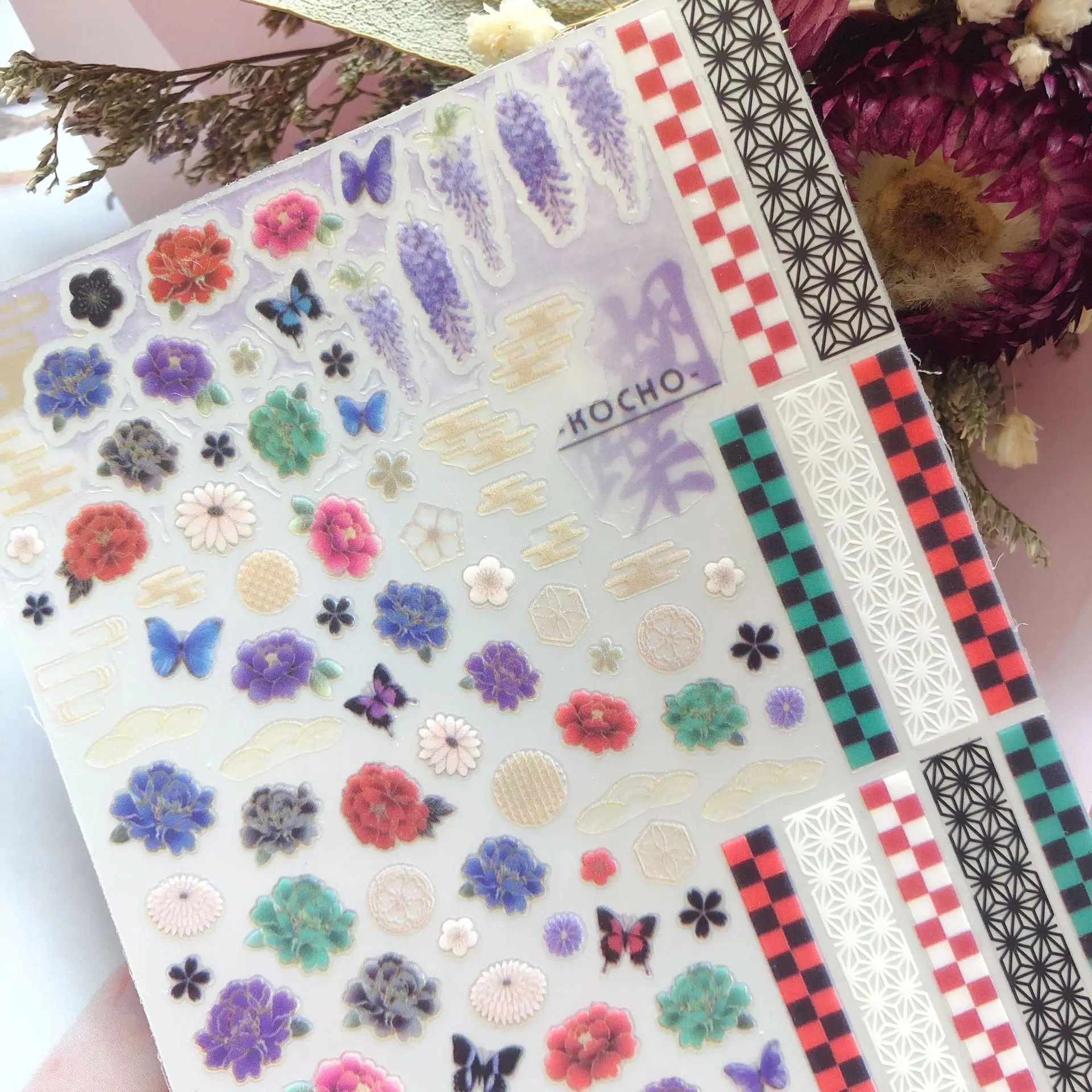 

Diy Chinese New Classic Nail Stickers Light Traceless Nail Art Nail Decor