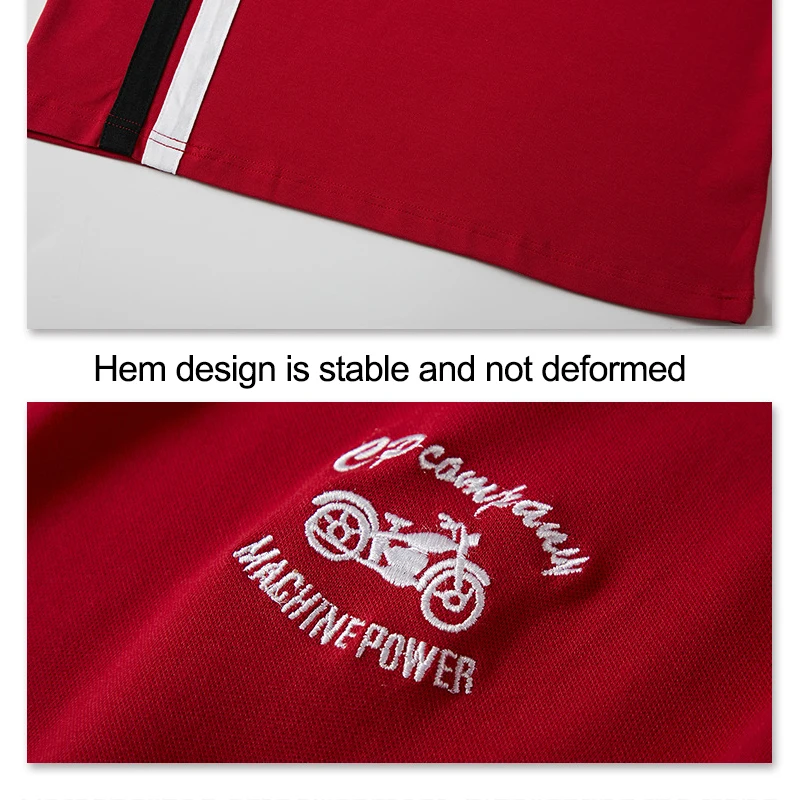 Мужская рубашка поло летняя хлопковая деловая Повседневная брендовая одежда с