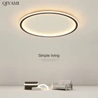 Современные креативные светодиодные потолочные светильники в скандинавском стиле для гостиной, спальни, кухни, простые осветительные приборы AC90-260V