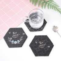 water absorbing moisture proof insulation pad kitchen table european style diatom mud coaster breathable diatomite