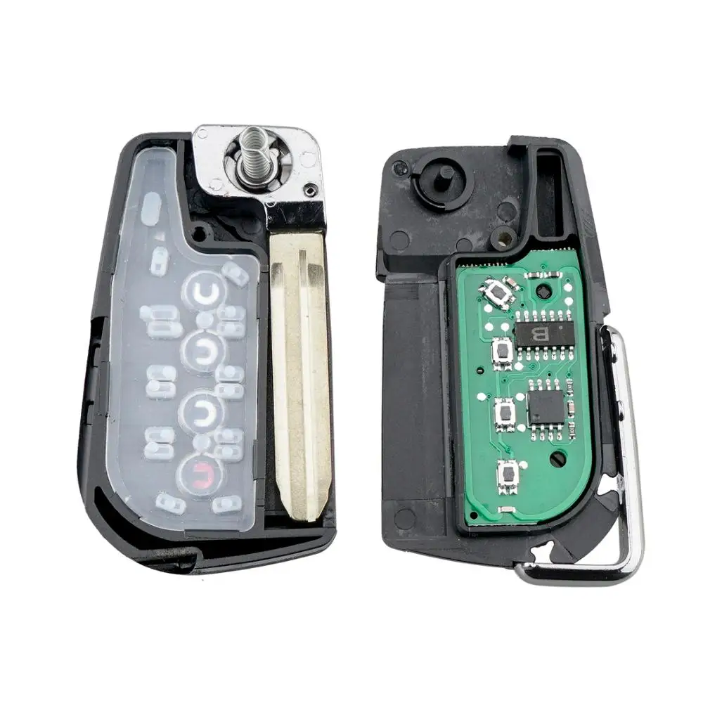 

BHKEY HYQ12BBY 314.4Mhz Car Remote Key for Toyota Camry Avalon Corolla Matrix RAV4 Smart Car Key 4Buttons G/4D67 Chip New style