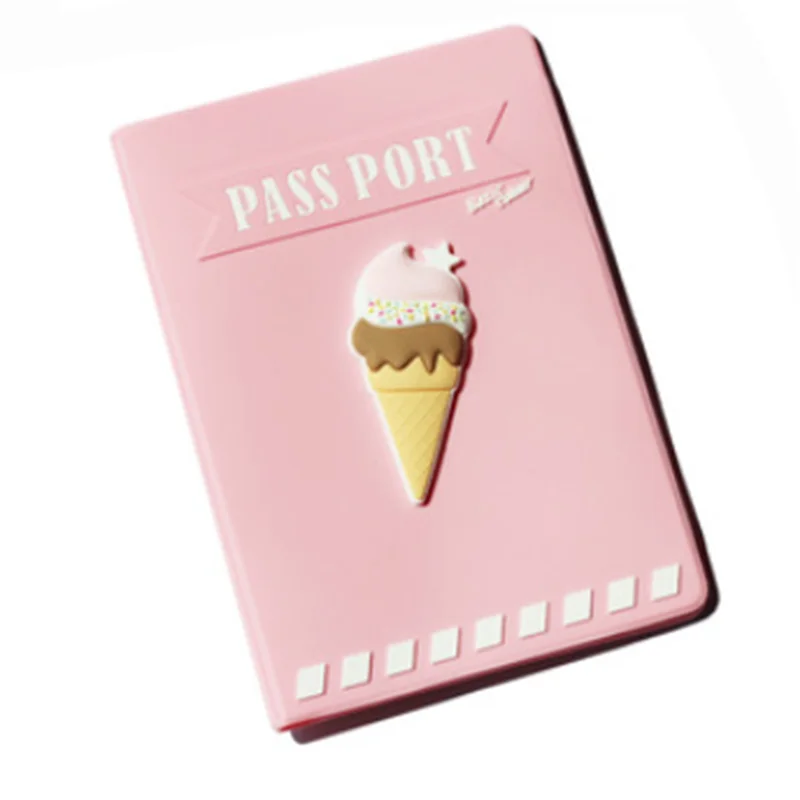 Новые обложки для паспорта мультяшный милый розовый держатель дорожные