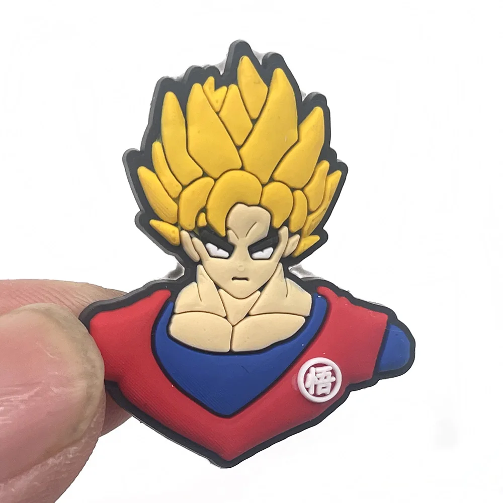 1PCS cartoon Shoe Charms Accessories Hot anime character garden Shoe Decoration Bracelet buckle for Croc jibz Kids X-mas Gift