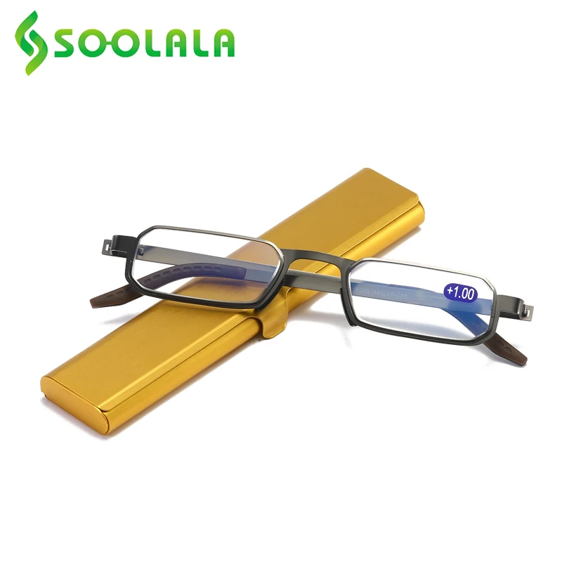 Ультралегкий светильник SOOLALA тонкий маленький антиголубой очки для чтения