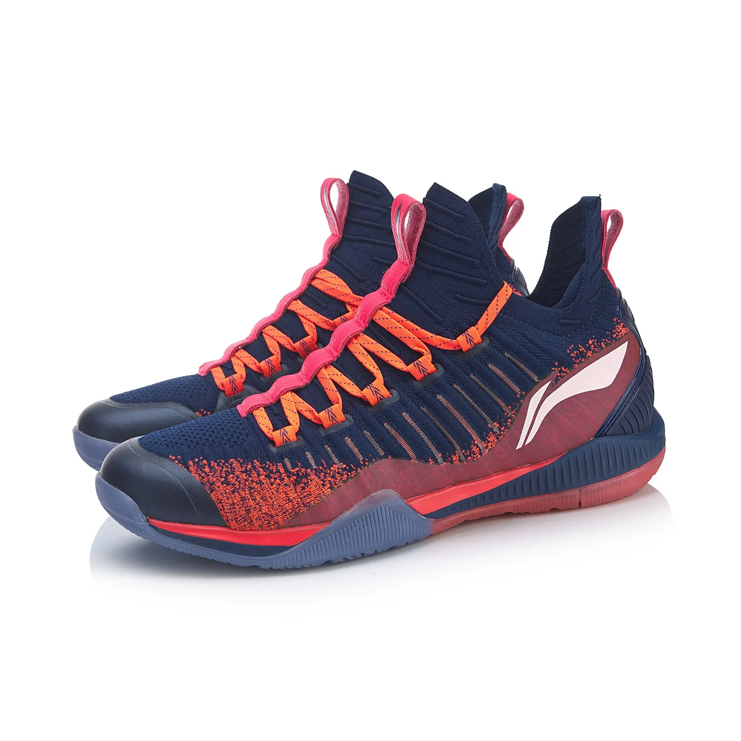 Мужские кроссовки для бадминтона Li Ning AYZP005 SJFM19 прохладная Акулья LI-NING амортизация