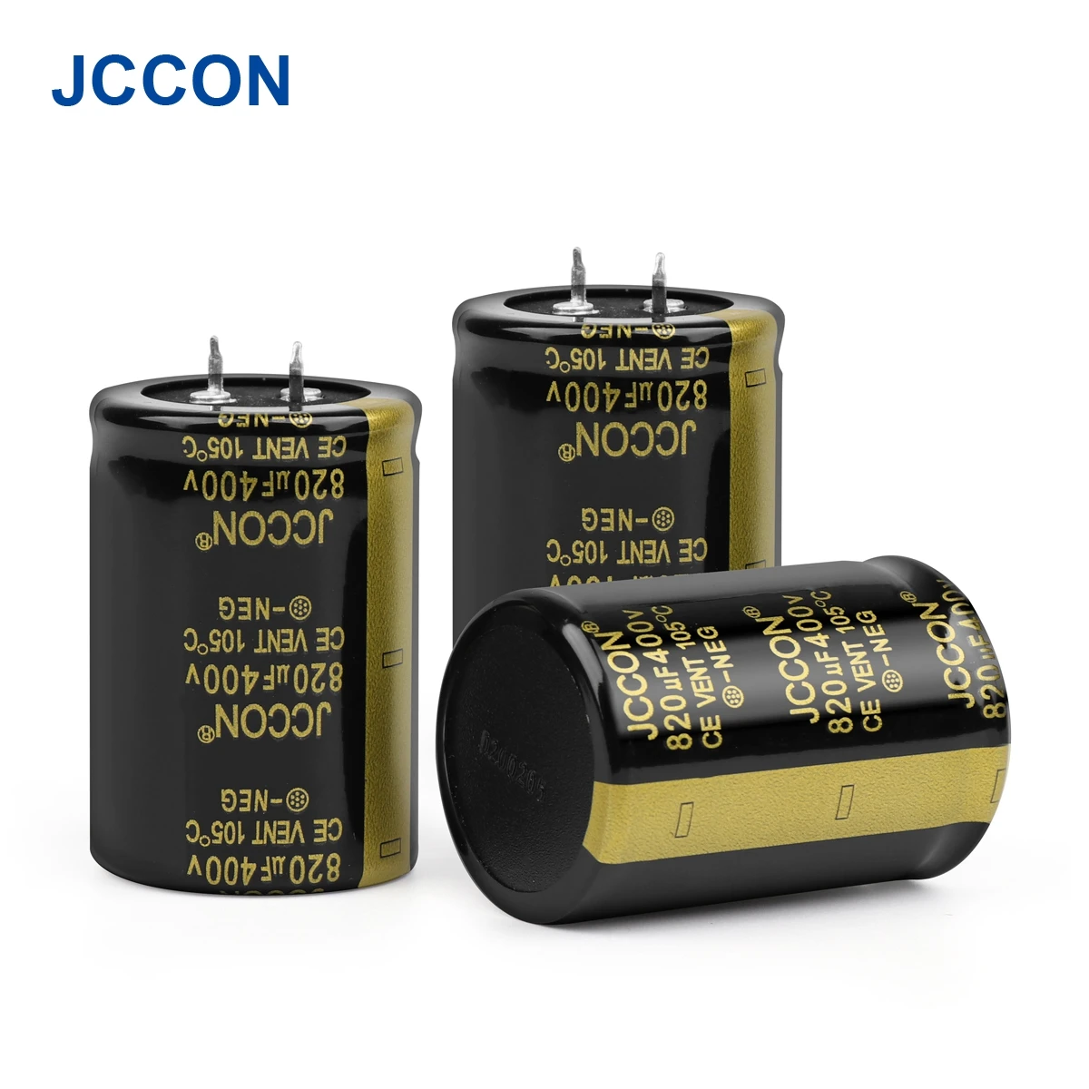 2Pcs JCCON Audio Electrolytic Capacitor 400V 100UF 150UF 220UF 330UF 470UF 560UF 680UF 820UF 1000UF For Hifi Amplifier Low ESR