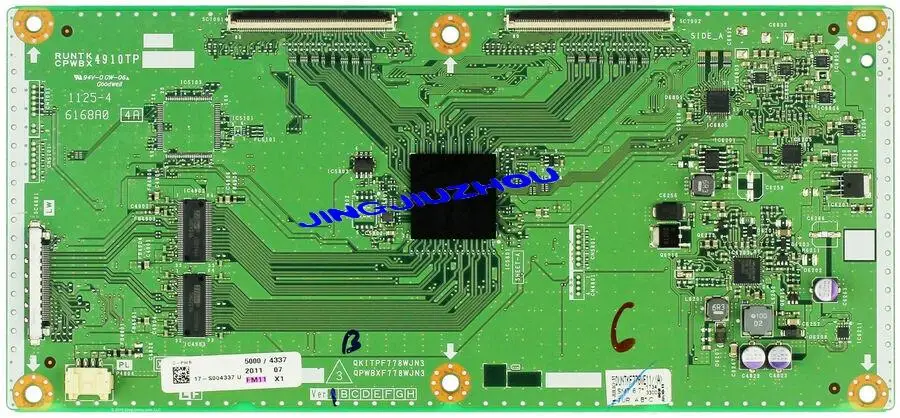

Sharp DUNTKF778FM11 (RUNTK4910TP, CPWBX4910TP) T-Con Board