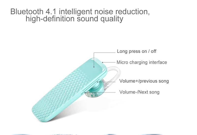 HUAWEI цветной зуб Honor гарнитура AM04S Bluetooth Наушники V4.1 Беспроводные с микрофоном Handfree наушники