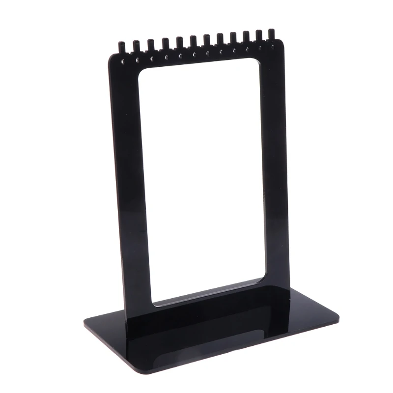 

Jewelry Display Rack Acrylic Rectangle Earrings Holder Stand Storage Organizer 69HB