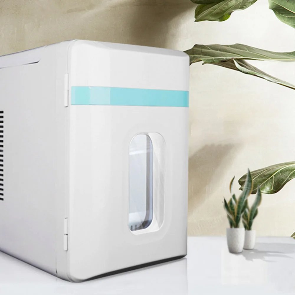 

12L 12V/220V Car Refrigerator Mini Home Fridge Portable Refrigeration Tool White