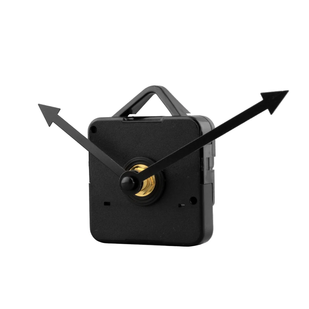 Беззвучные часы кварцевый механизм черная стрелка ручная работа часть ремонтный