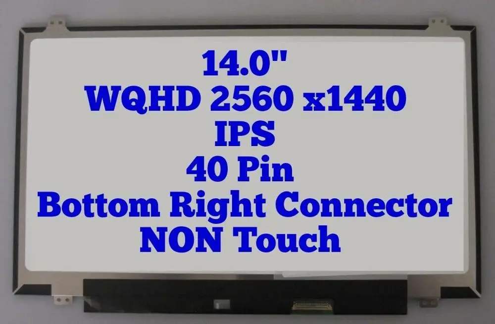 14- - 2560x1440 VVX14T058J10 VVX14T058J00  Lenovo ThinkPad T460s T460P