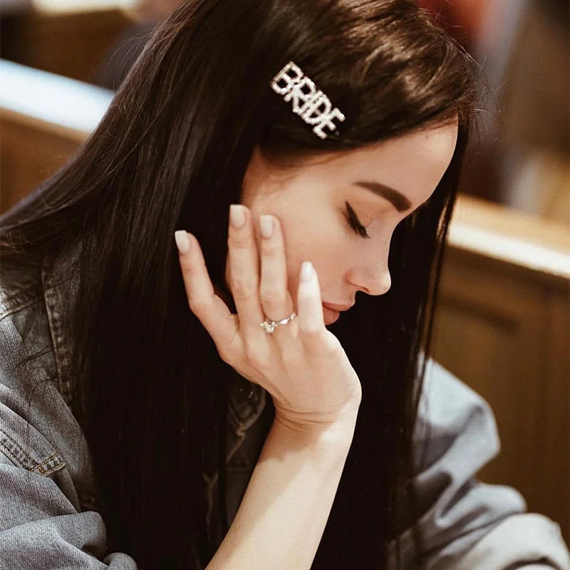 Команда с надписью &quotBride to be&quot платье подружки невесты резинки для волос зажим
