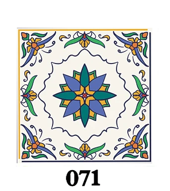 

Настенные наклейки-плитки Sensual Bee ПВХ 10/12/15 см 15 шт