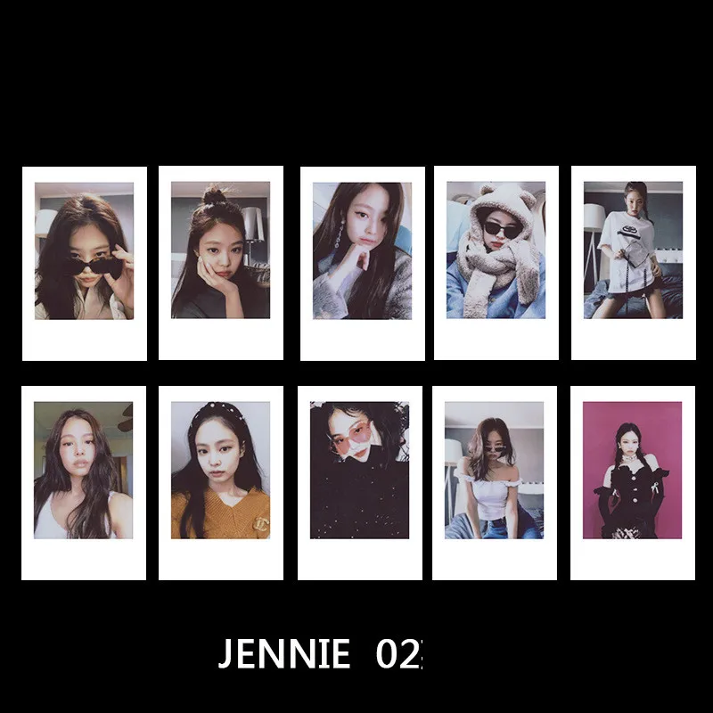 

KPOP BP How You Like That LOMO Cards Polaroid Card jisoo lisa rose jennie Postcards Fans Collection 30