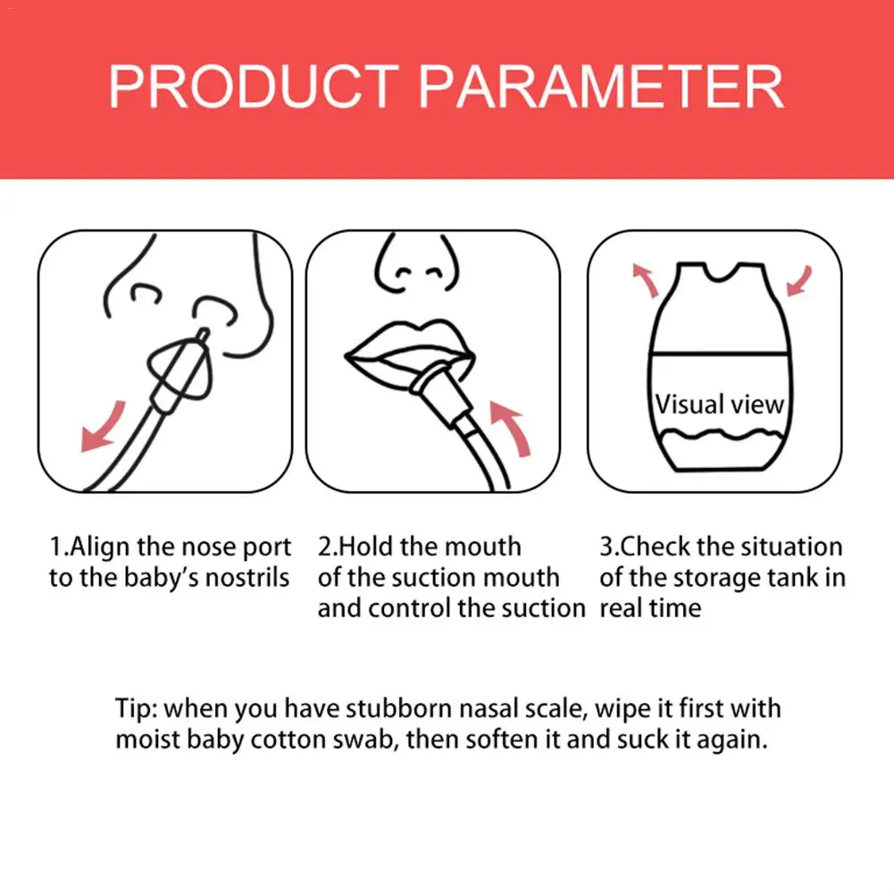 Детский носовой аспиратор устройство для всасывания рта очиститель носа