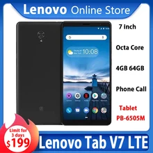 Global Firmware Lenovo tab V7 Phone Call Tablet 7 inch LTE version 4G 64G Octa core Face Recognition Dual Dolby Android Tablet