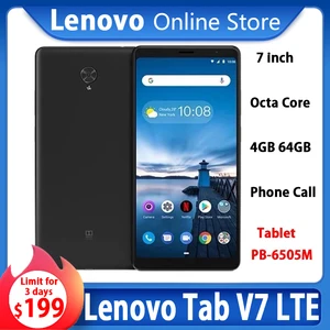 global firmware lenovo tab v7 phone call tablet 7 inch lte version 4g 64g octa core face recognition dual dolby android tablet free global shipping
