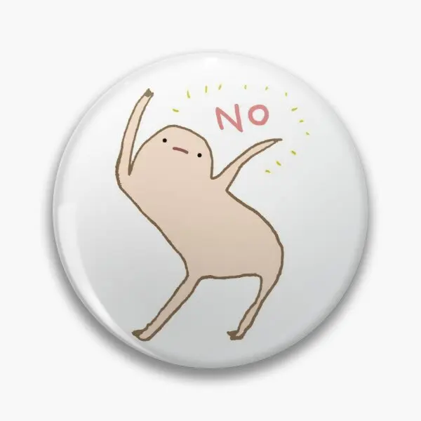 

Honest Blob Says No Customizable Soft Button Pin Cartoon Decor Clothes Fashion Creative Jewelry Gift Funny Women Lapel Pin